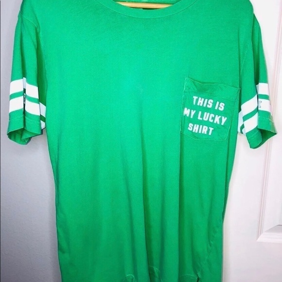 Pink brand ringer tee Sz Med - Picture 2 of 4